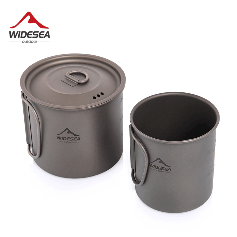 Camping Cooking Trangia - Tasse de camping Widesea en titane,