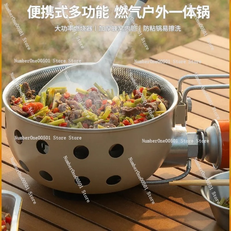 Camping Cooking Accessories Set - Ensemble de cuisson portable tout-en-un pour