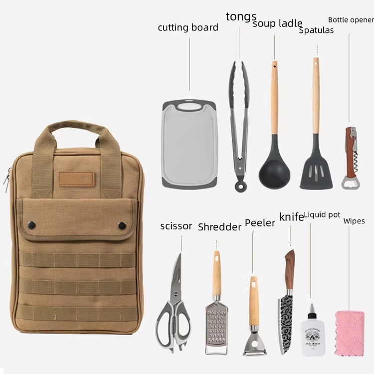 Camping Cooking Accessories Set - Ensemble d'accessoires d'ustensiles de cuisine pour