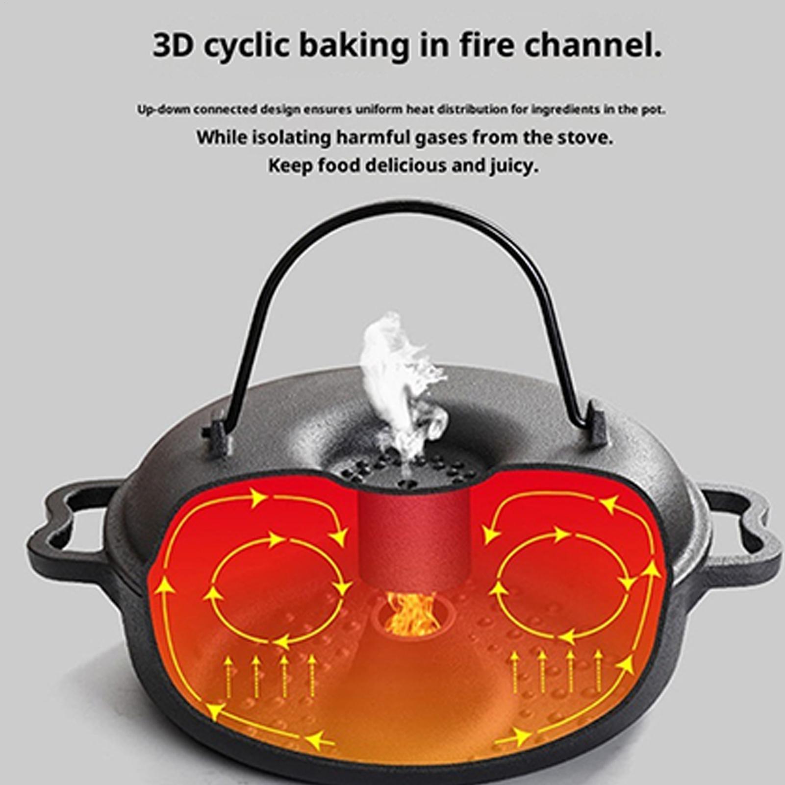 Camping Cooking Ovens - Marmite à chaudron pour la cuisson,