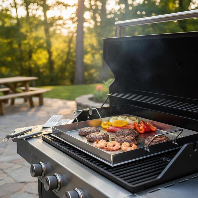 Camping Cooking Pot Stainless Steel - Plaque de cuisson universelle à surface