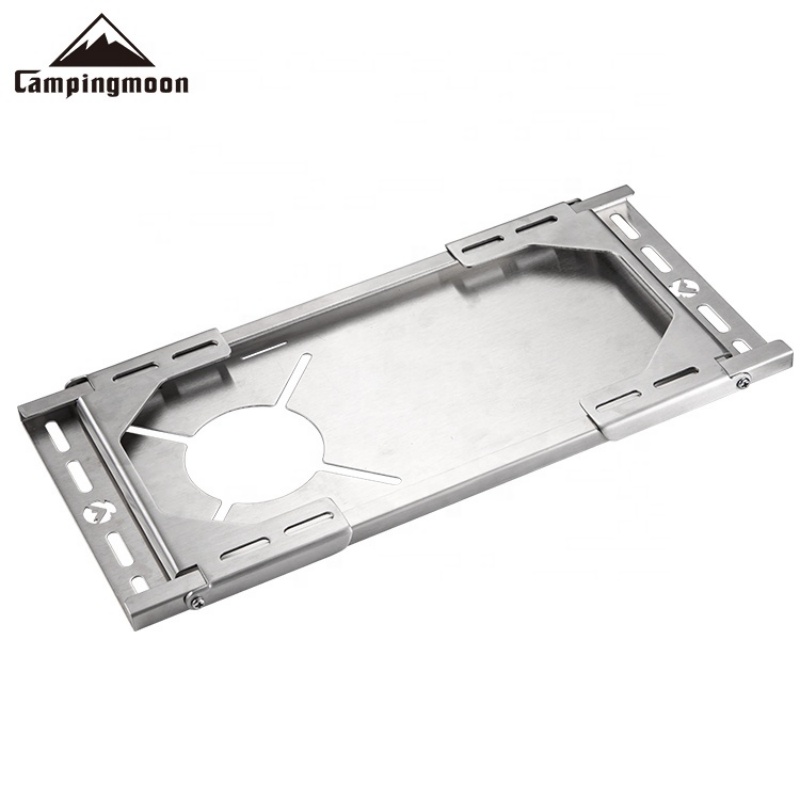 Camping Cooking Table With Windshield - Barbecue portable multifonctionnel pliable CAMPINGMOON SK-310