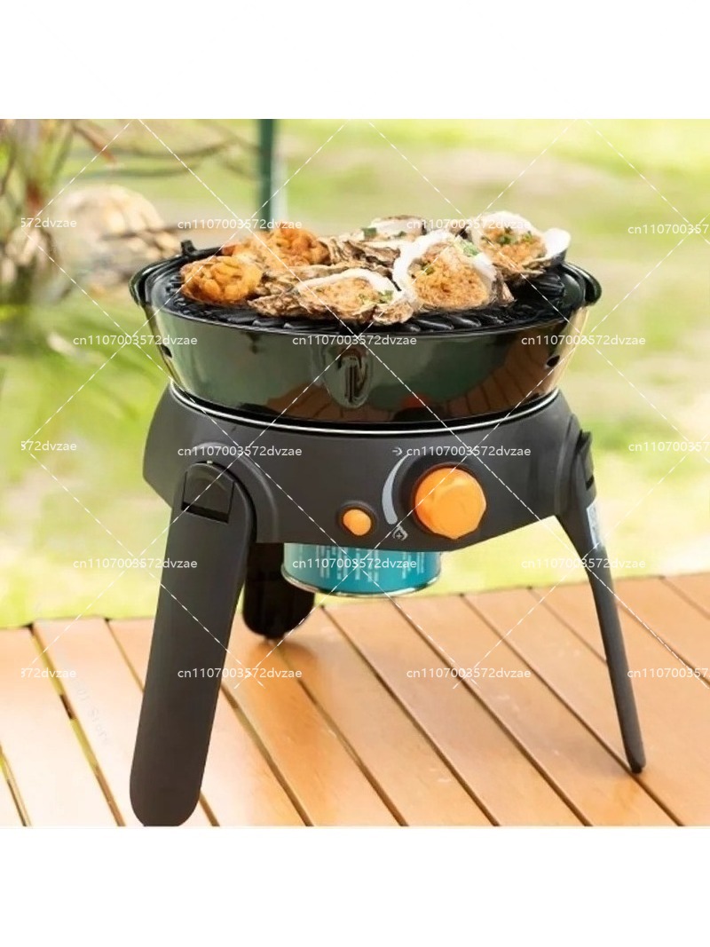 Camping Cooking Stove - Réchaud à gaz multifonctionnel d'extérieur, barbecue