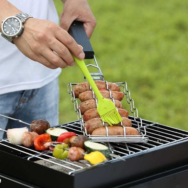 Camping Cooking Grill - Barbecue de Camping Portable, Compact, léger,