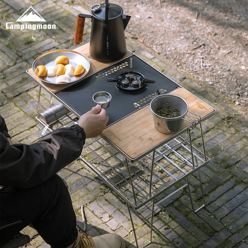Table de camping portable TRIM - Camping Cooking Table With Windshield avis et prix