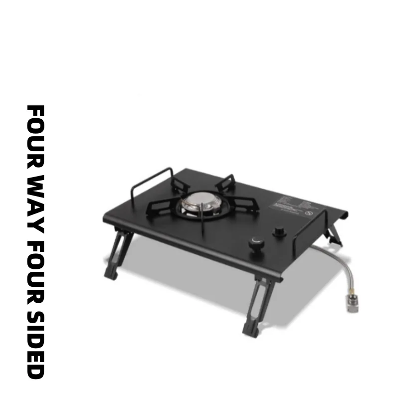 Réchaud à gaz pliable portable - Camping Cooking Table With Windshield avis et prix