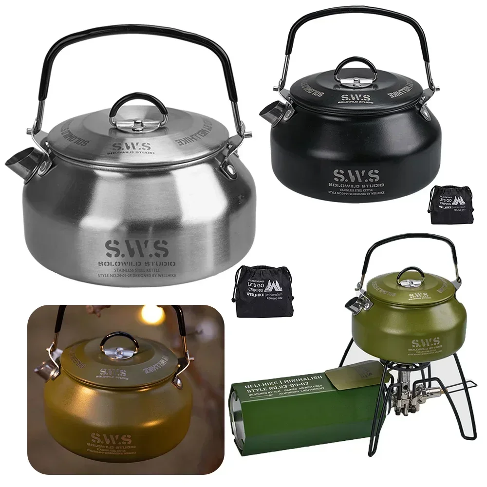 Bouilloire en acier inoxydable - Camping Cooking Pot Stainless Steel avis et prix
