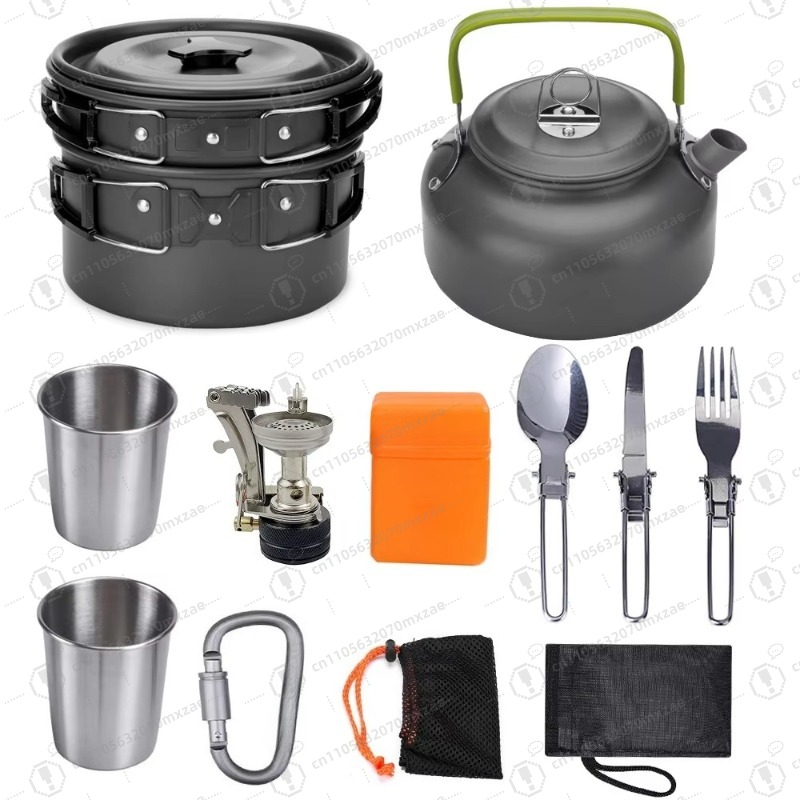 Batterie de cuisine extérieure - Camping Cooking Accessories Set avis et prix