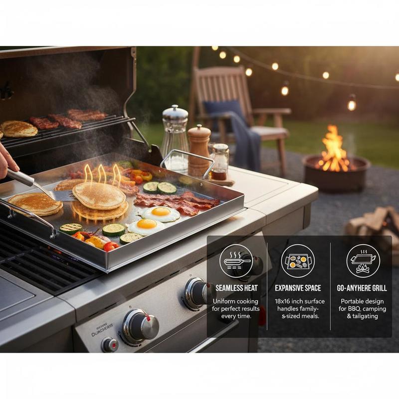 Plaque de cuisson universelle  - Camping Cooking Pot Stainless Steel avis et prix