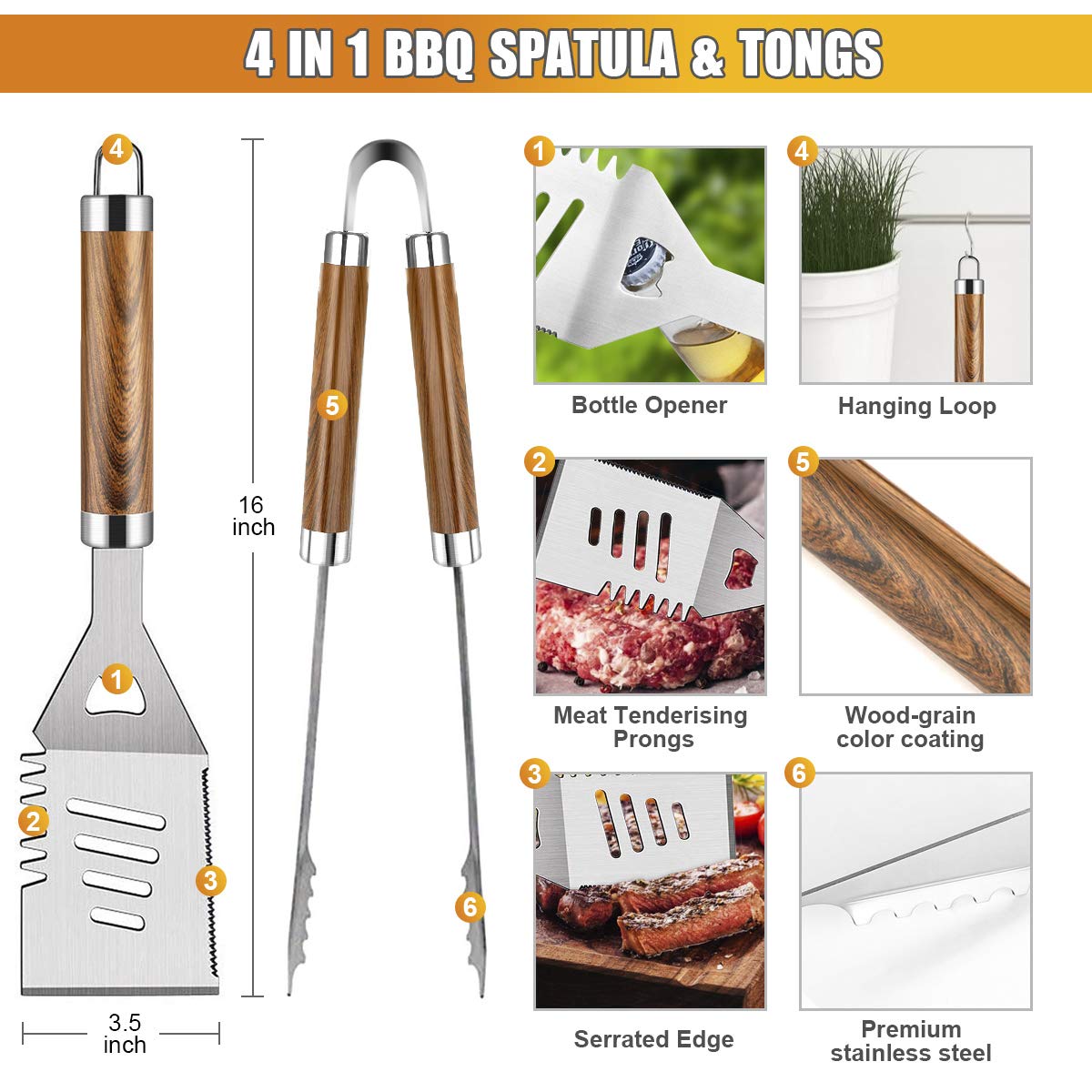 Ensemble d'accessoires pour Ba - Camping Cooking Accessories Set avis et prix