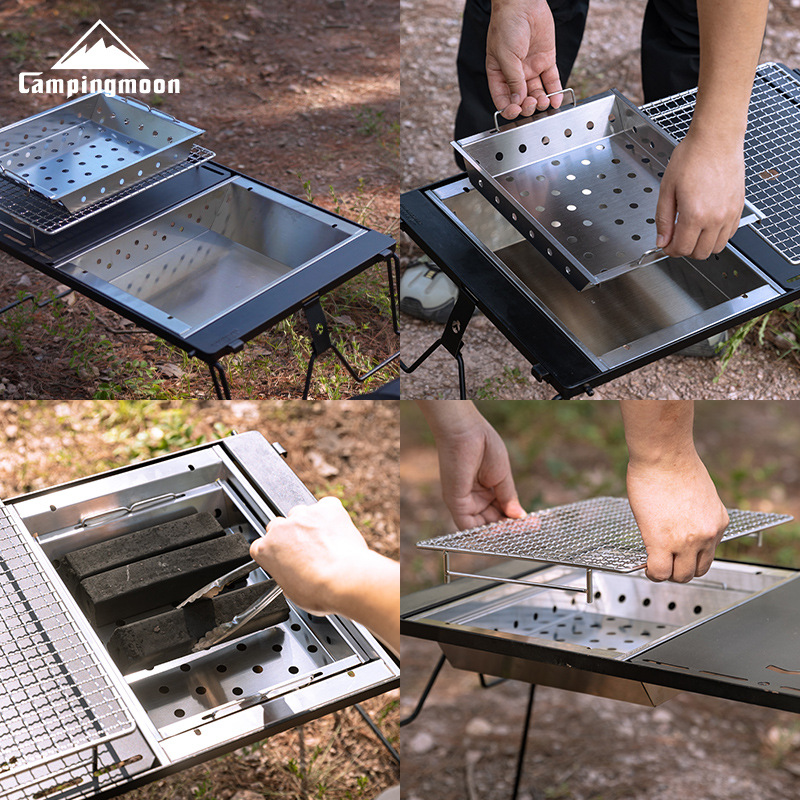CAMPINGMOON UG-1 IGT Barbecue  - Camping Cooking Table With Windshield avis et prix