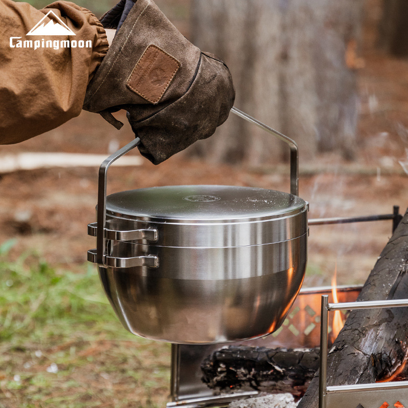 Marmite de Camping polyvalente - Camping Cooking Pot Stainless Steel avis et prix