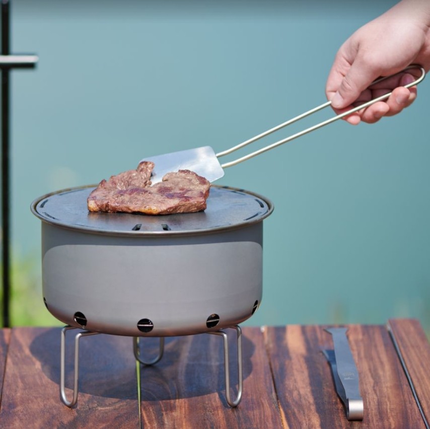 Table de barbecue coréenne Por - Camping Cooking Table With Windshield avis et prix