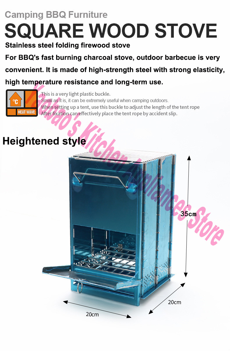 Réchaud à bois démontable et p - Camping Cooking Stove avis et prix