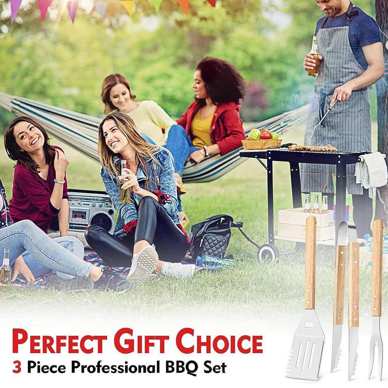 Ustensiles de Barbecue en acie - Camping Cooking Accessories Set avis et prix