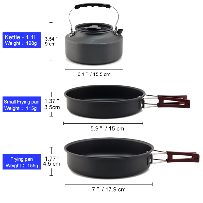 Widesea – ensemble d'ustensile - Camping Cooking Trangia avis et prix