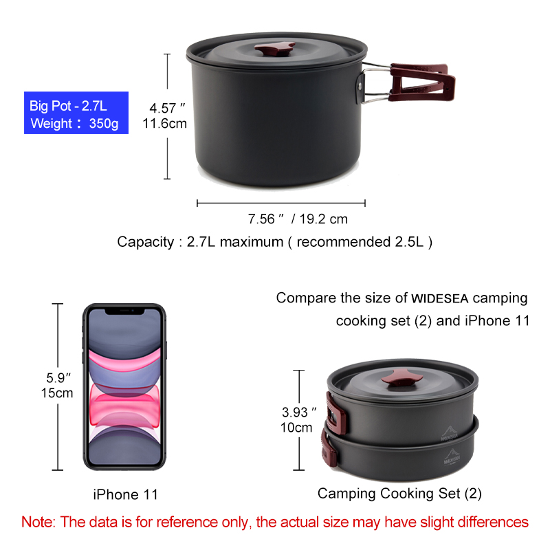 Widesea – ensemble d'ustensile - Camping Cooking Trangia avis et prix