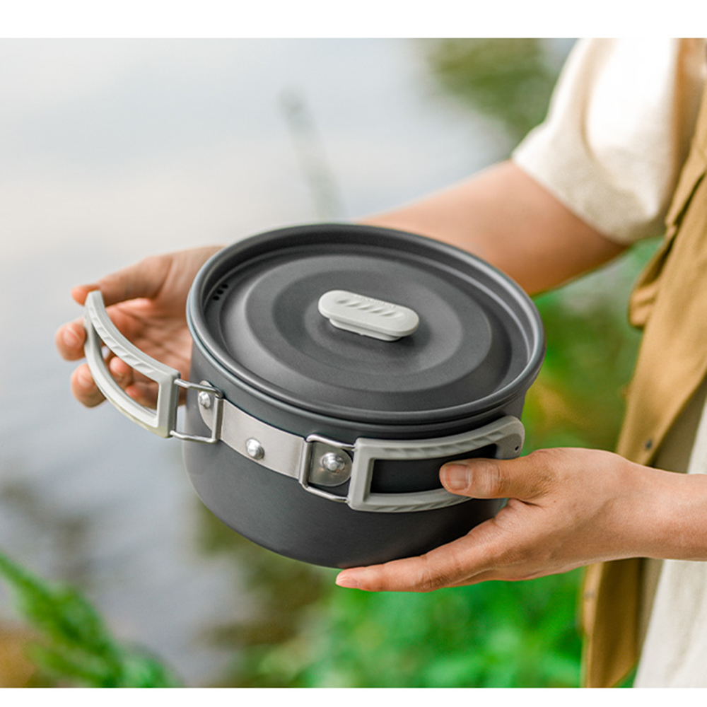 Natureifa-ensemble de casserol - Camping Cooking Pot Stainless Steel avis et prix