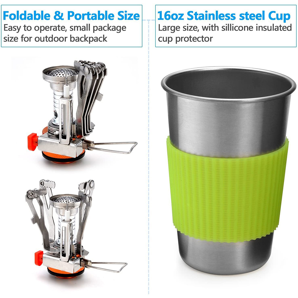 Kit d'ustensiles de cuisine de - Camping Cooking Accessories Set avis et prix