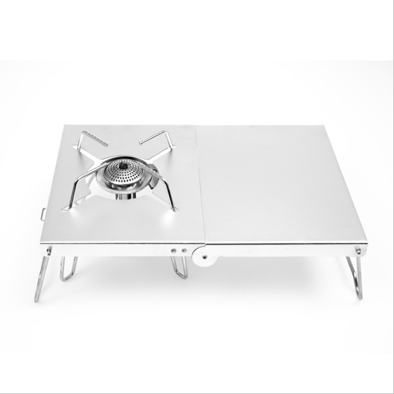 Support de table pliable pour  - Camping Cooking Table With Windshield avis et prix