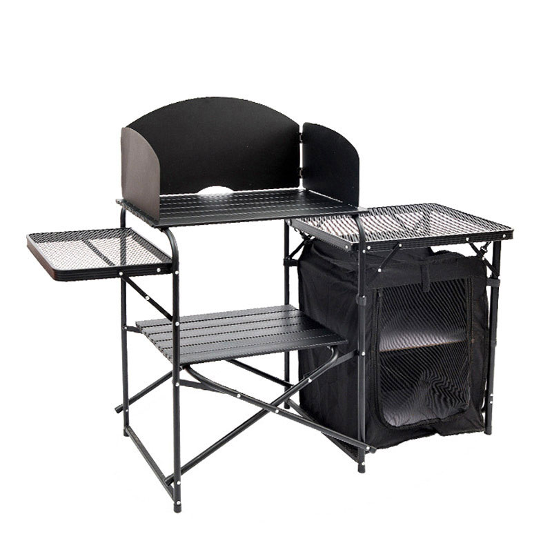 Table de cuisine pliante porta - Camping Cooking Table With Windshield avis et prix